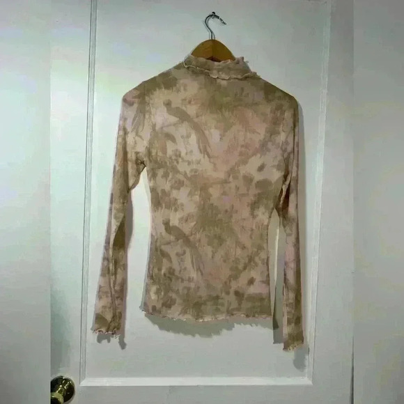 NEW Anthropologie Pilcro Sheer Bird Print Top - Picture 2 of 5